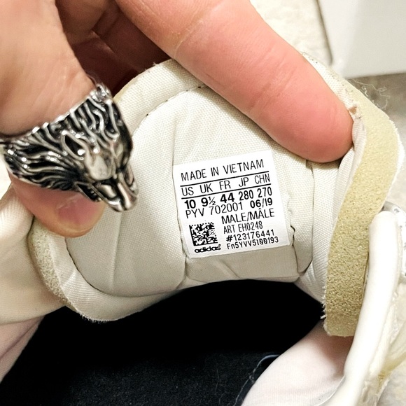 EUC Men’s Size 10 Adidas LXCON AdiPrene Big Logo Sneakers Solar Red/Cloud White - Picture 7 of 12